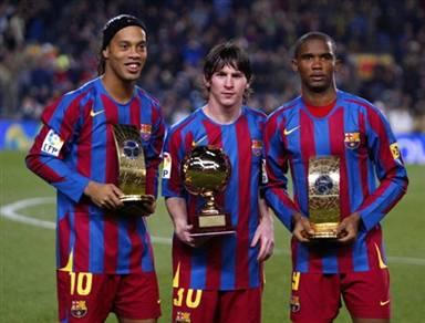 ronaldinho 1monde _messi 1 jinior monde_to 3éme place monde.1ier en afrique